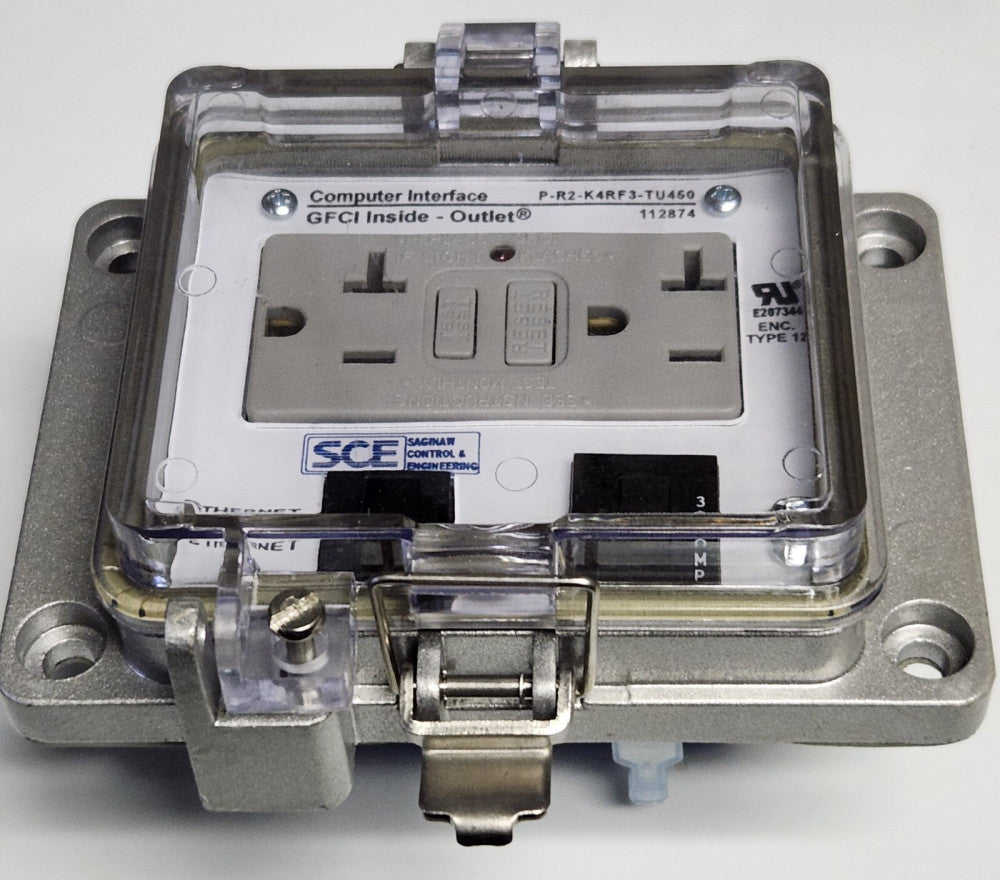 SCE SAGINAW GRACE P R2 K4RF3 TU450 Computer Interface GFCI Inside Outlet 112874