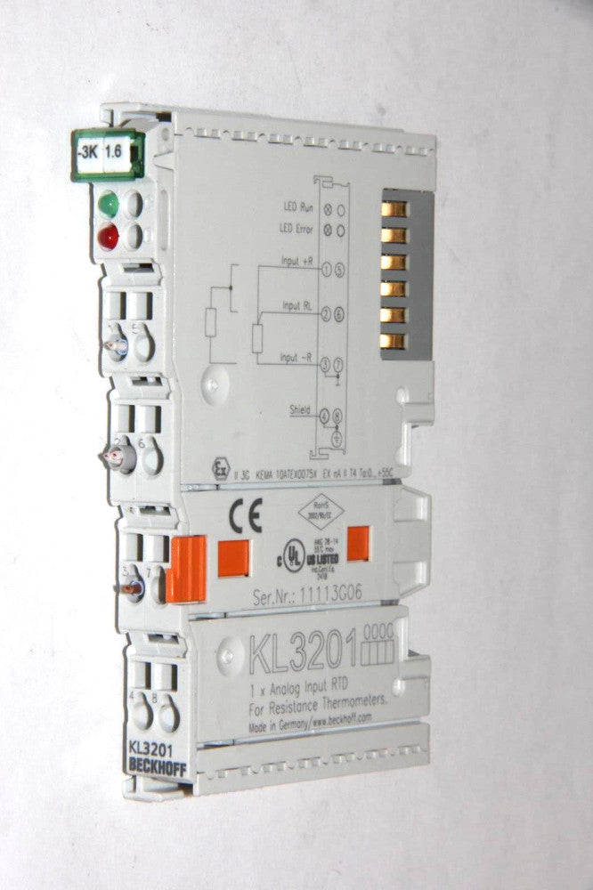 BECKHOFF KL3201 Single Channel High Precision Temperature Input Terminal