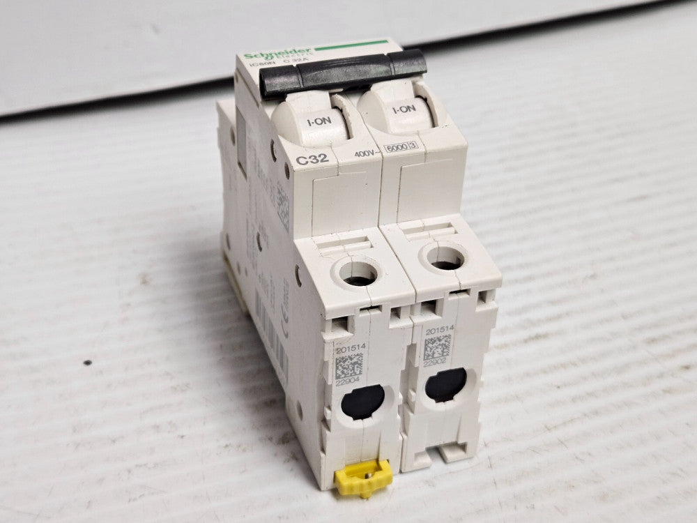 SCHNEIDER ELECTRIC CIRCUIT BREAKER IC60N C32A 32 A AMP 2P 2 POLE 400V