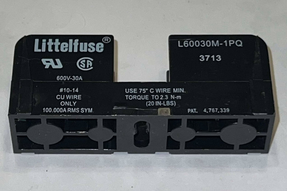 LITTELFUSE L60030M 1PQ Fuse Holder 3713 600V 30A