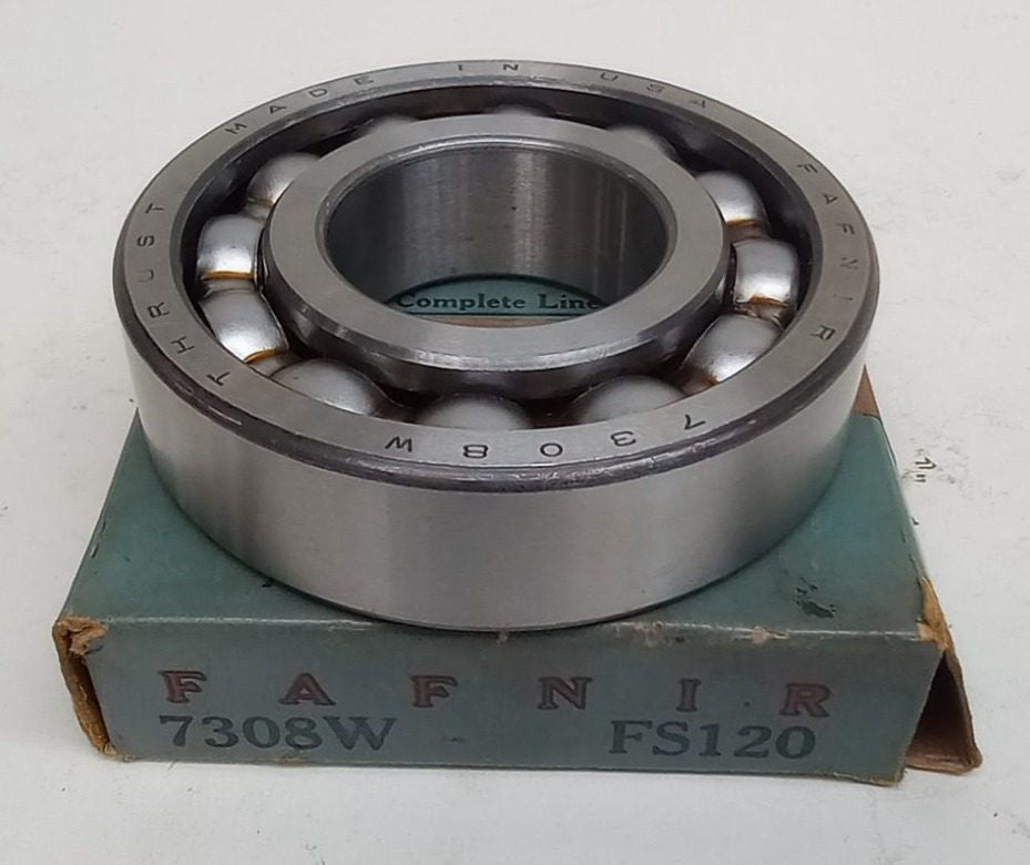 Fafnir 7308W FS120 Angular Contact Ball Bearing 40X90X23mm 7308W-FS120