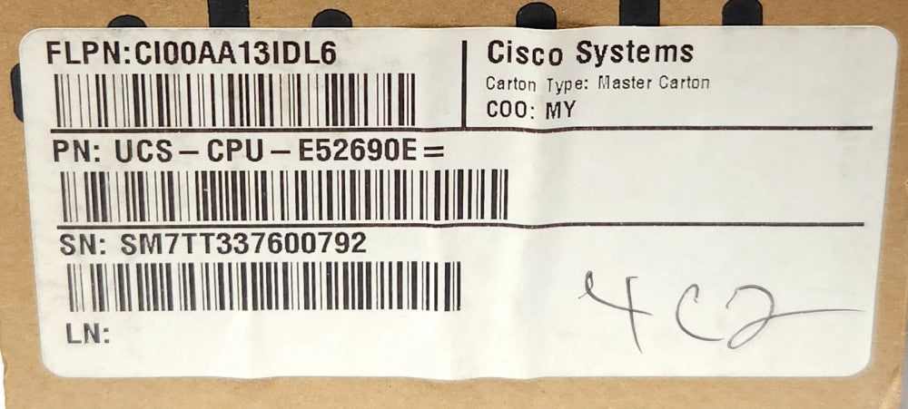 CISCO UCS CPU E52690E INTEL XEON E5-2690V4 Processor Module sr2n2 2.60 GHZ E5