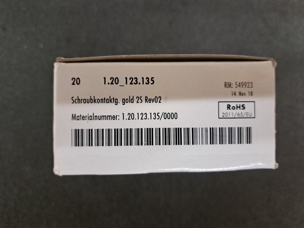 New, RAFI, 1.20.123.135/0000, CONTACT BLOCK DPST-NC 0.25A 35V