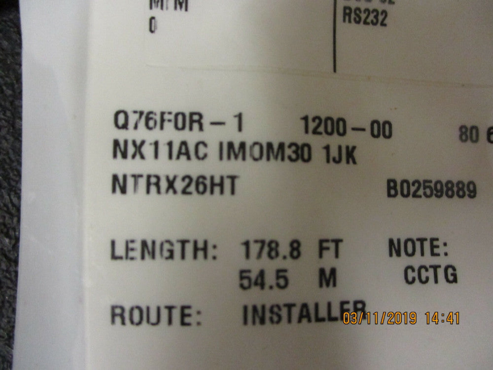 NORTEL, NTRX26HT, 54.5 M CABLE, BRAND NEW!