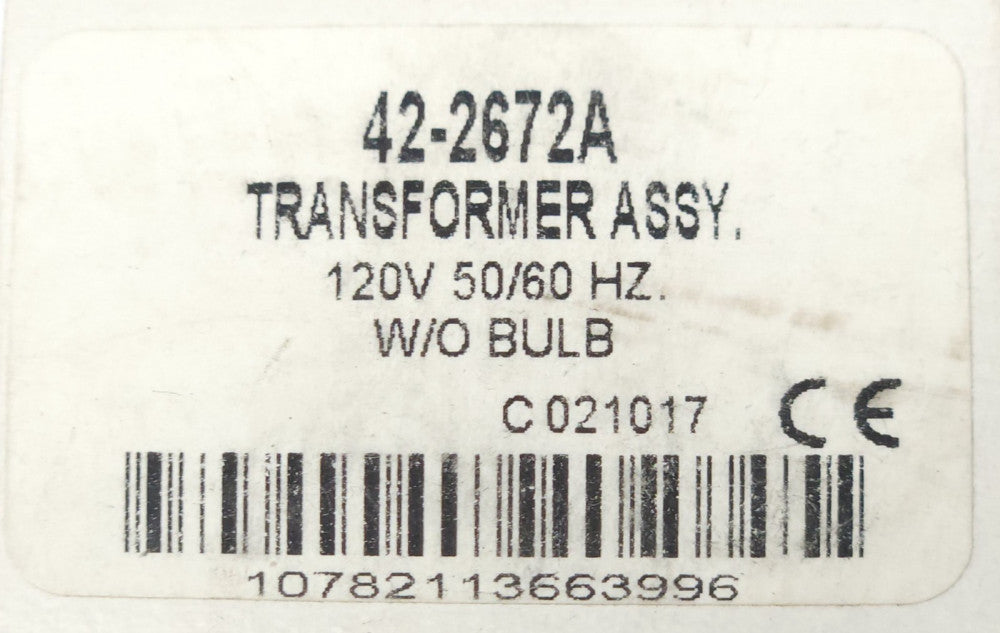 EATON CUTLER HAMMER 42 2672A 120 VAC Pushbutton 30MM Pilot Light TRANSFORMER