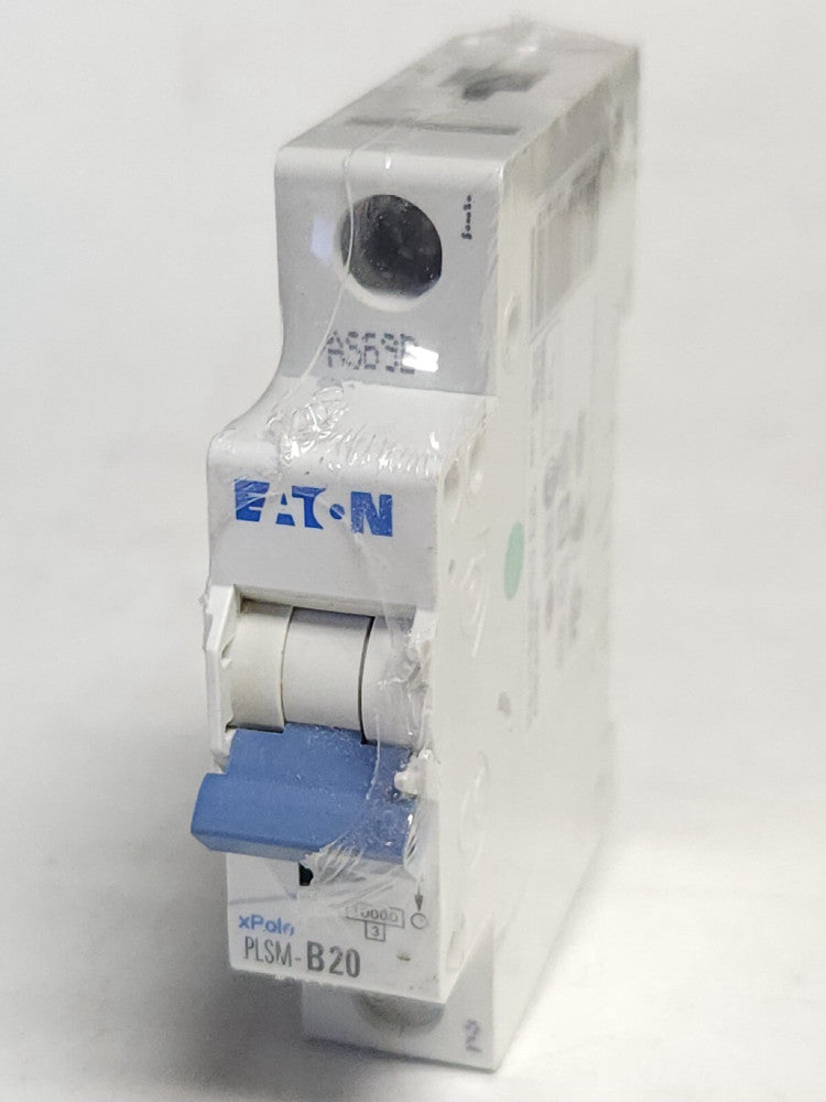 EATON PLSM-B20-MW Single Pole 20 AMP Miniature Circuit Breaker
