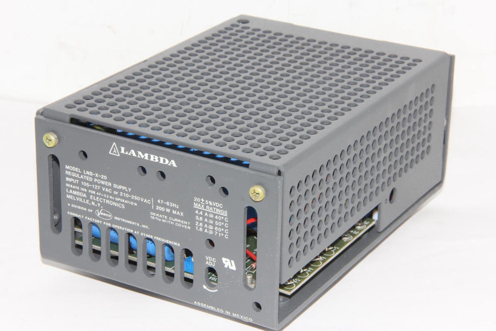 LAMBDA LNS-X-20 20VDC Regulated Power Supply "NEW"