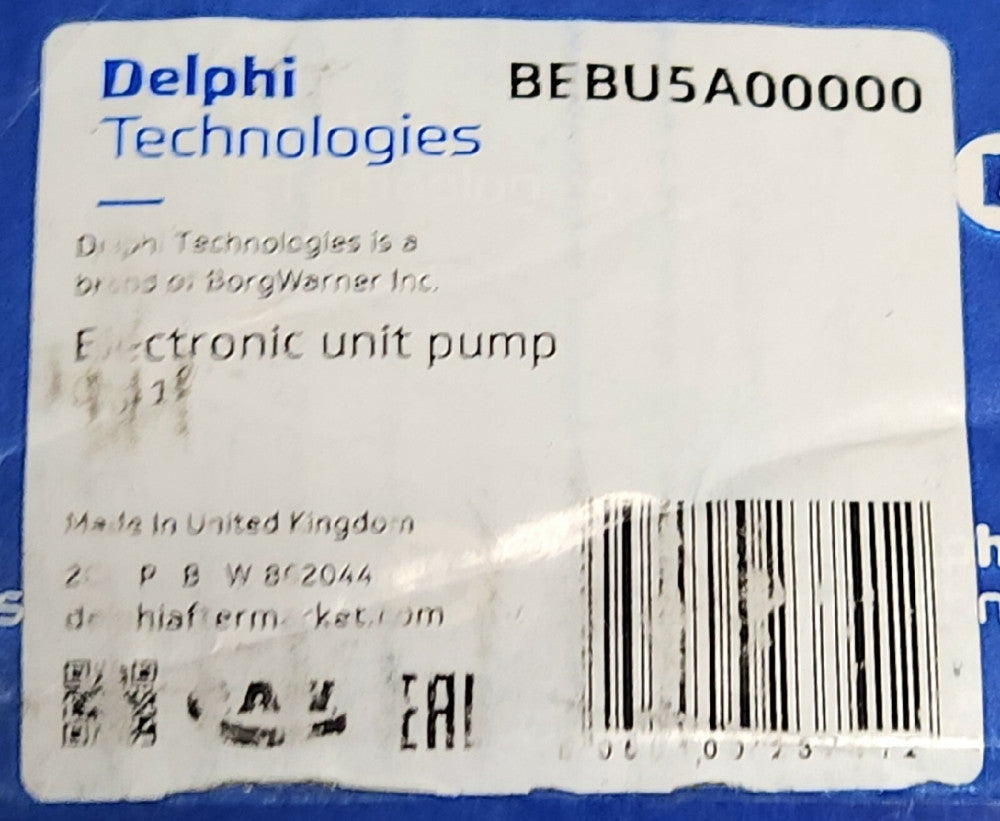 DELPHI TECHNOLOGIES BEBU5A00000 Electronic Unit Pump Smart EUI Fuel Pump