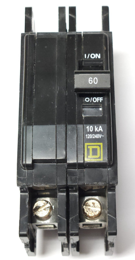 SQUARE D QOU20605258 Type QO 2 Pole 60 AMP QOU2060 Circuit Breaker