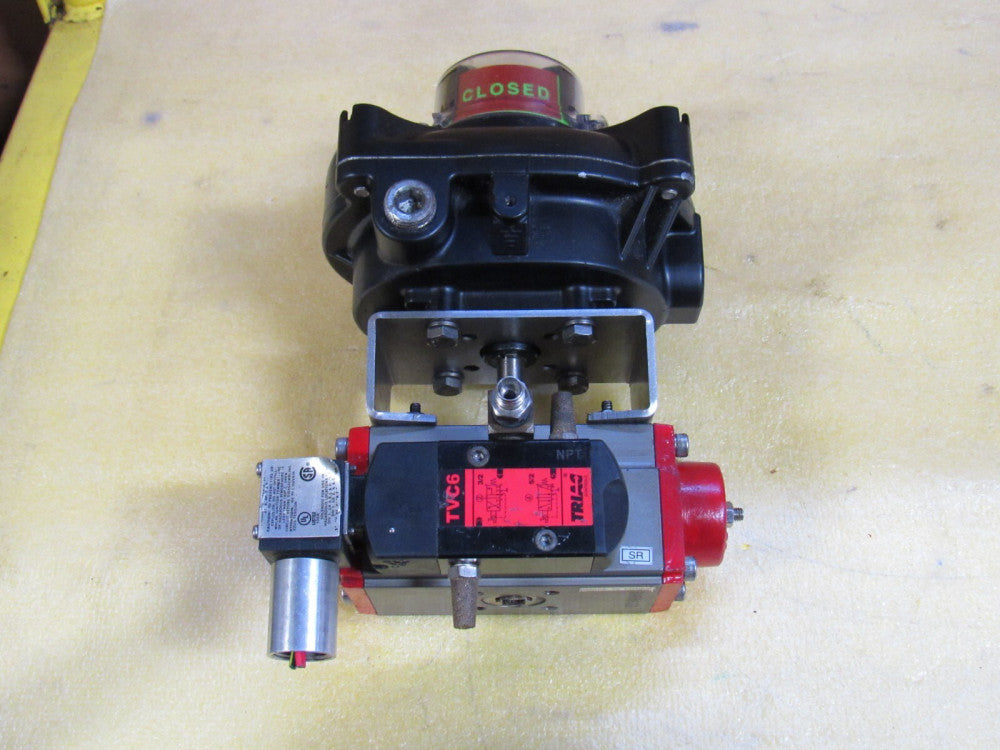 TRIAC ACTUATOR F88TX038TR1SBB W/ LIMIT SWITCH EX10A2SBKN - USED
