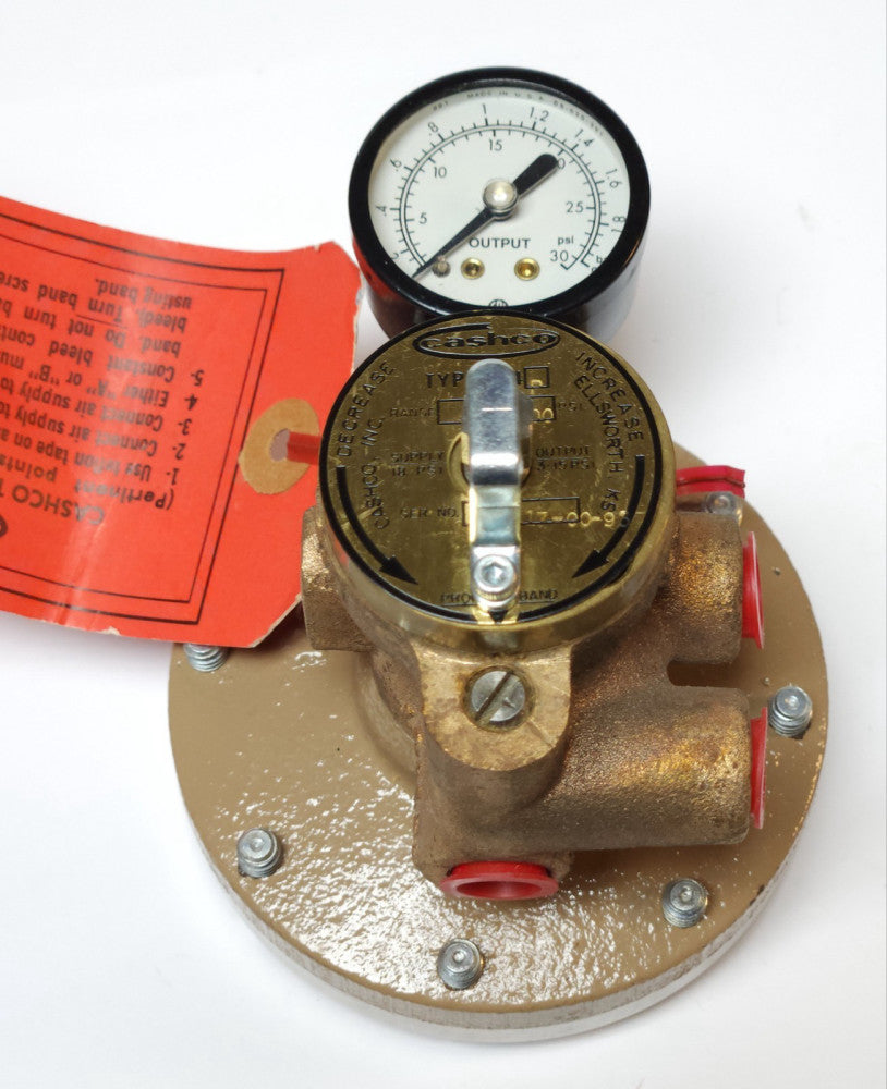 CASHCO 746P Type 764-P Pneumatic Control Valve Output Regulator 7654 Body 764