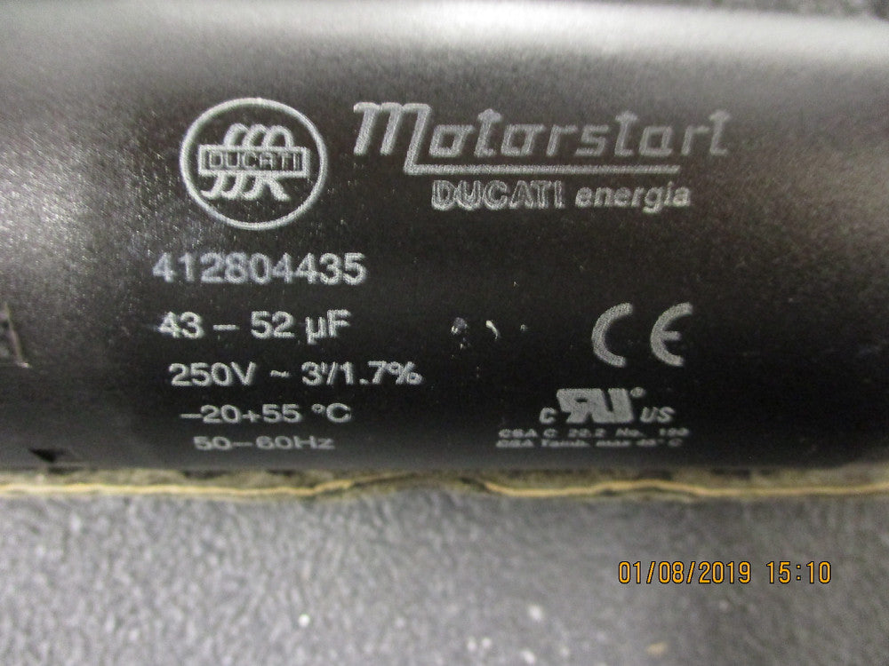 412804435 Ducati Energia Capacitor: for motors BRAND NEW! @ 10 Pieces