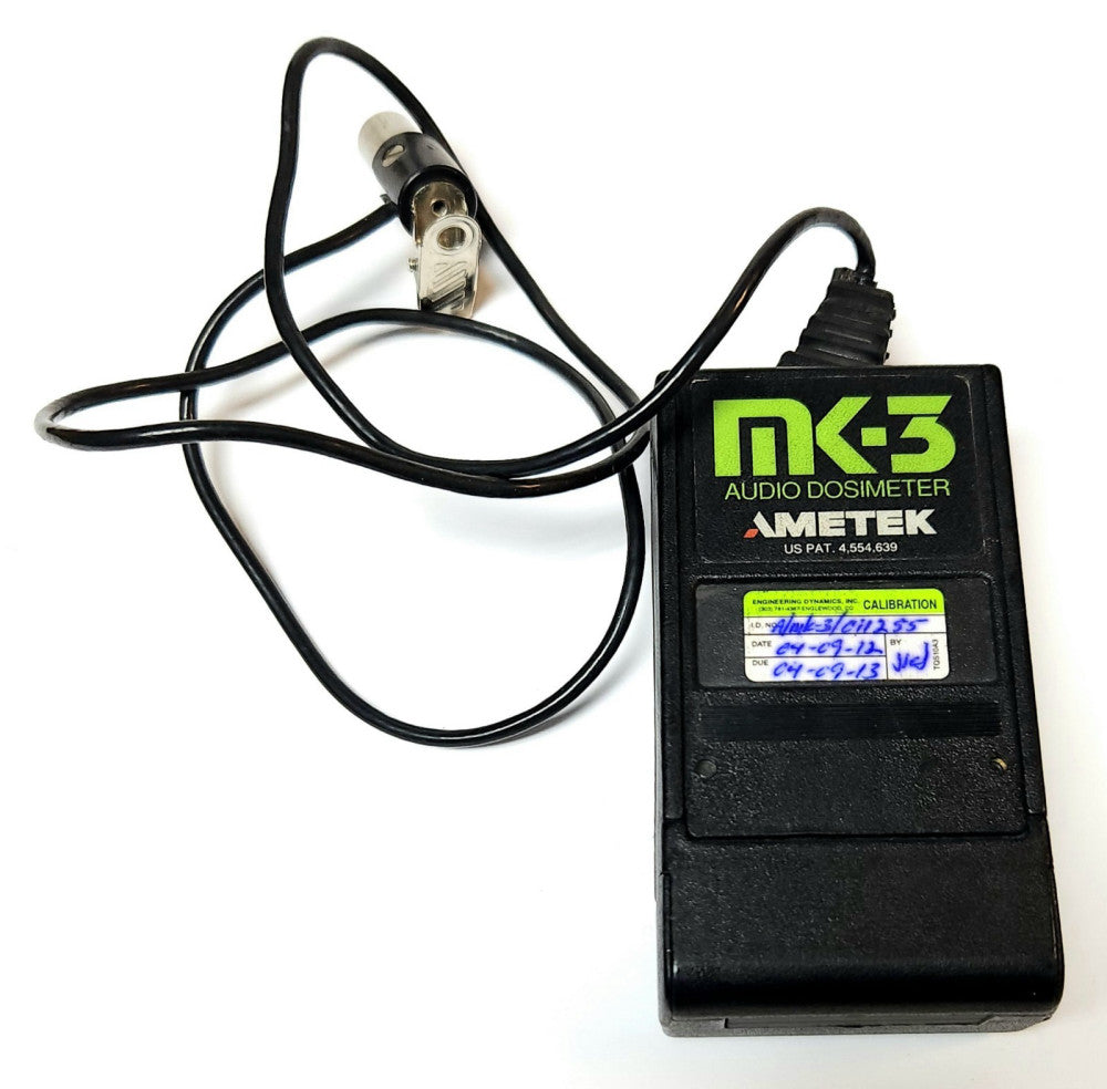 AMETEK MK-3 AUDIO DOSIMETER Decibel Noise Sound Monitor