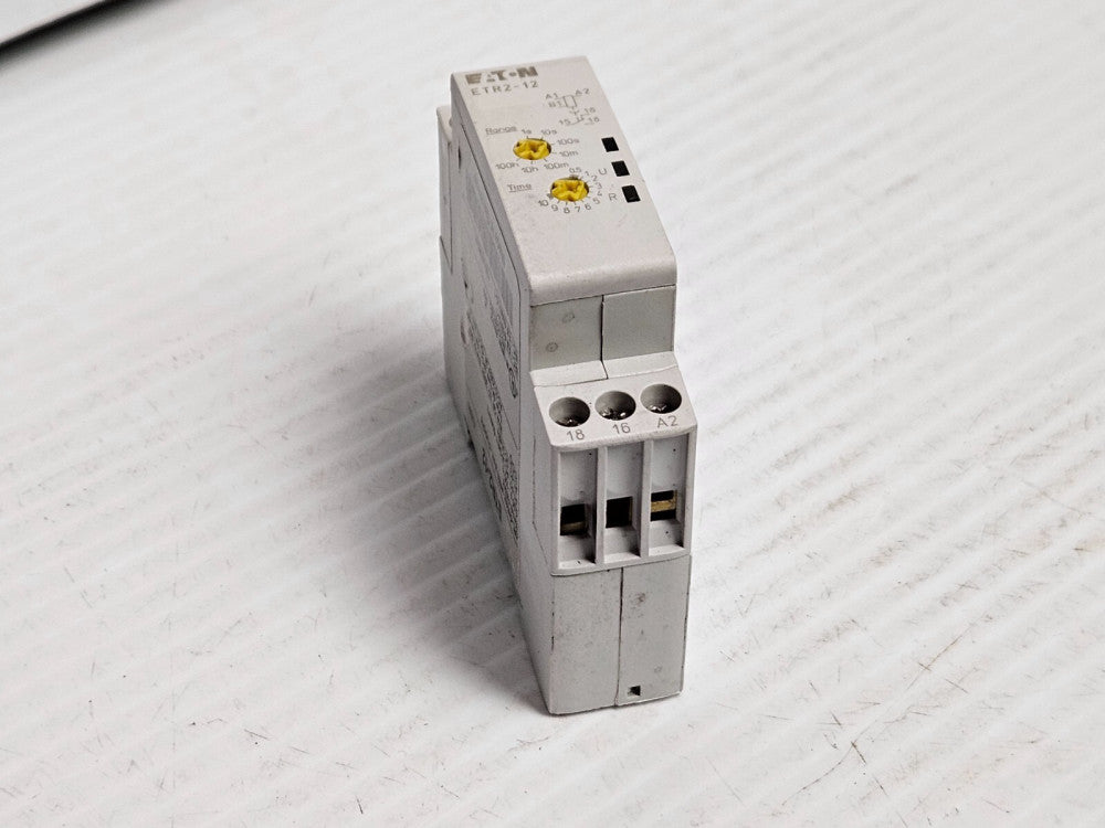 EATON OFF DELAY TIME RELAY ETR2-12 0.05SEC-100HR - USED