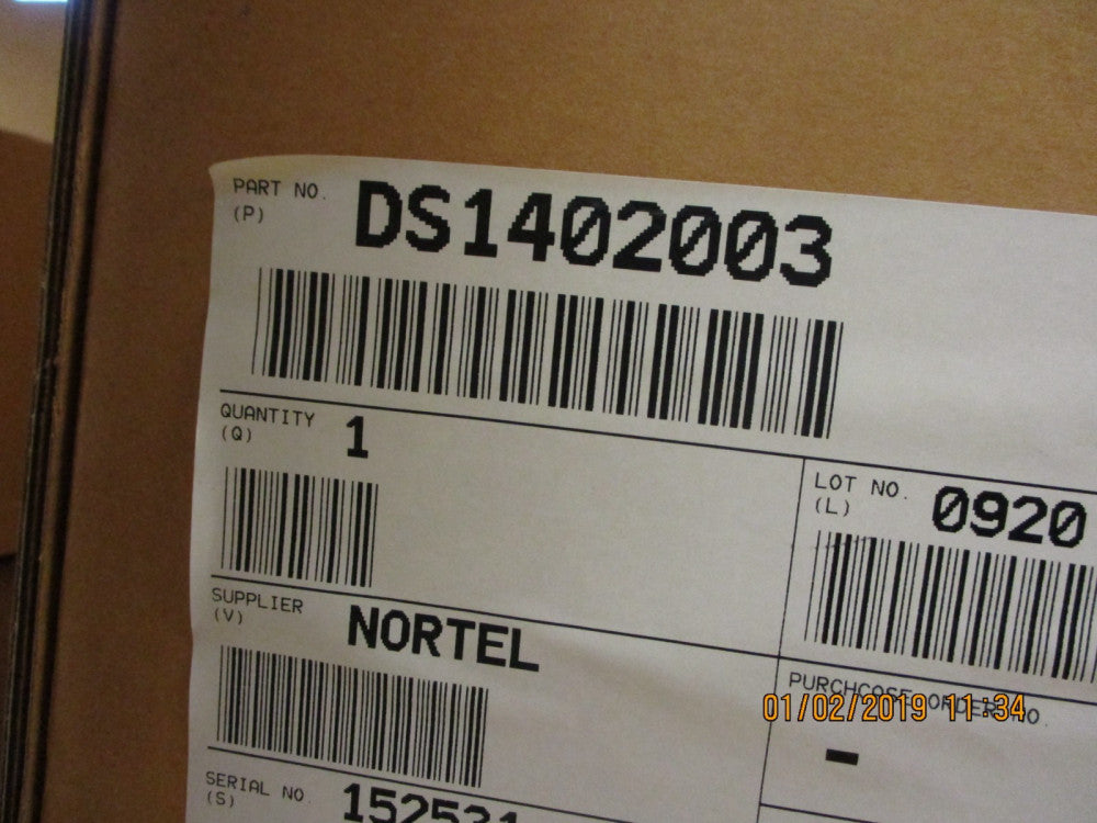 DS1402003 NORTEL NETWORKS 8003 3 SLOT CHASSIS BRAND NEW!