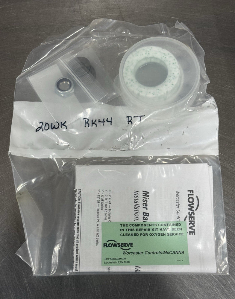 FlowServe 20WK RK44 RT - 2" Miser Ball Valve Rebuild Kit - New