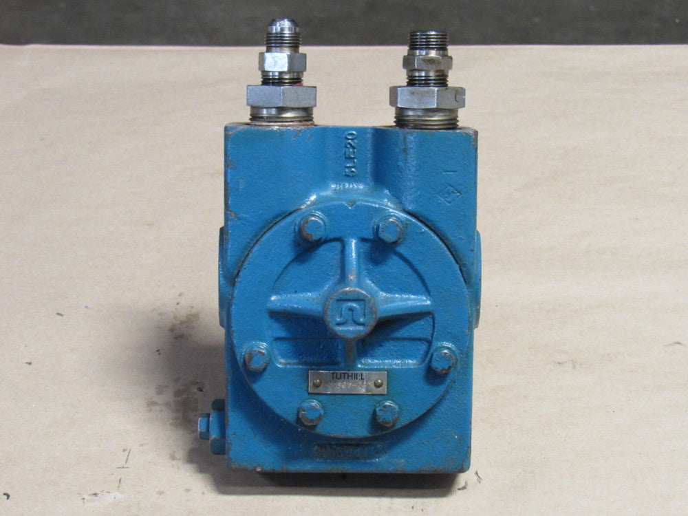 TUTHILL ROTARY GEAR PUMP 4108V-C-7 4108VC7 1" INLET / OUTLET - USED