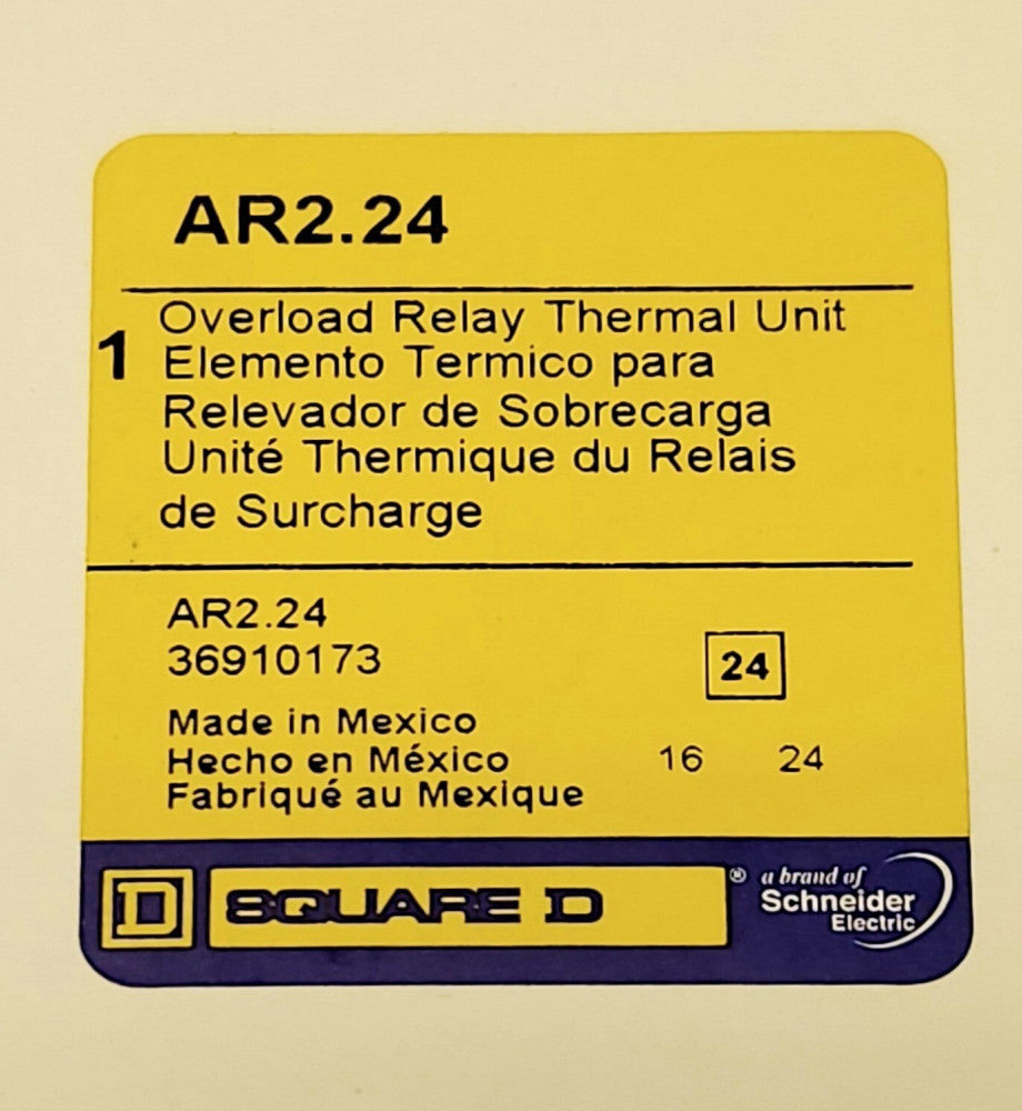 SQUARE D AR2.24 Thermal Overload Relay Heater Element