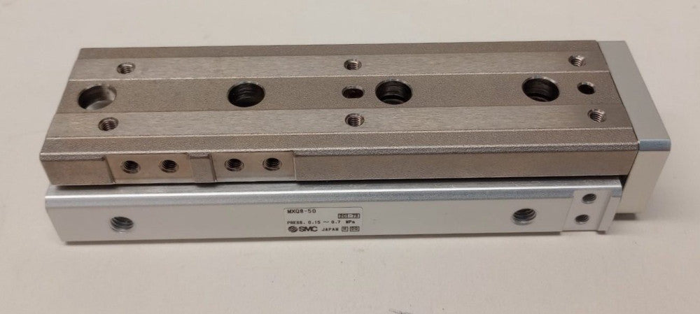SMC MXQ8-50 Pneumatic Slide Table Cylinder
