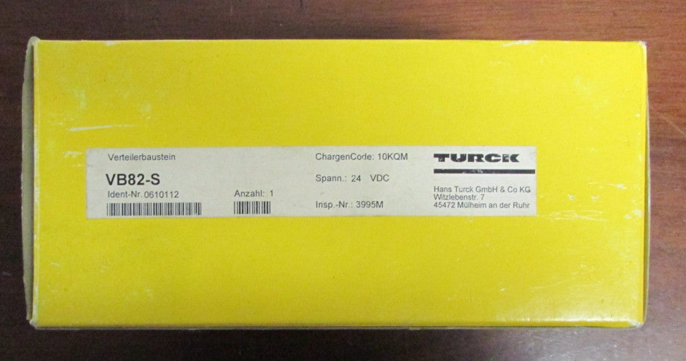 TURCK VB82-S 24 VDC Enclosed Proximity Sensor 0610112