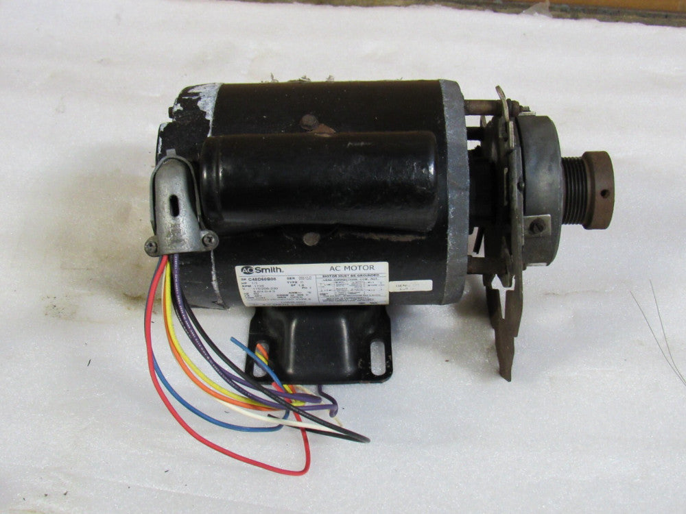 AO SMITH AC MOTOR 110635.0001 1PH 1/2 HP 115/208-230V 48Y FRAME 1725RPM - USED