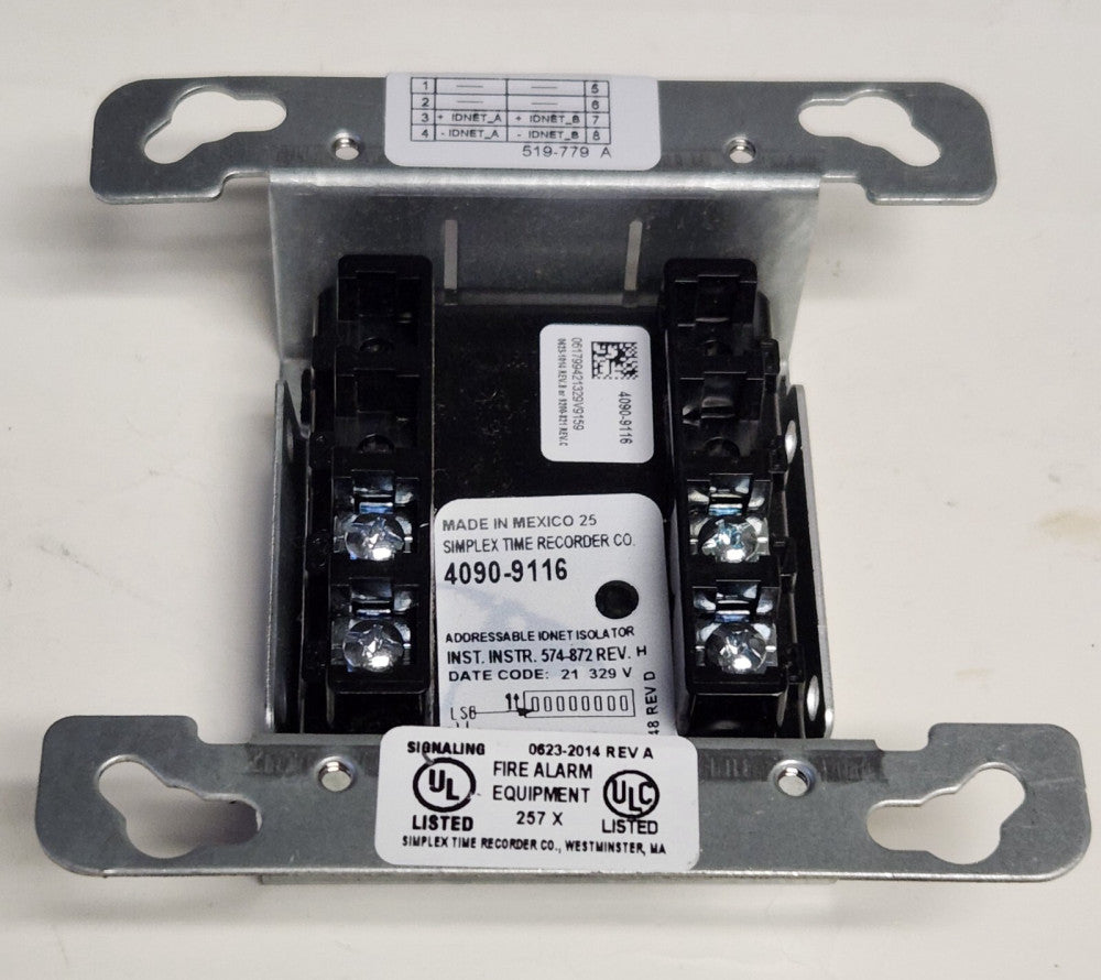 SIMPLEX 4090 9116 Addressable IDNET ISOLATOR Module 0617994