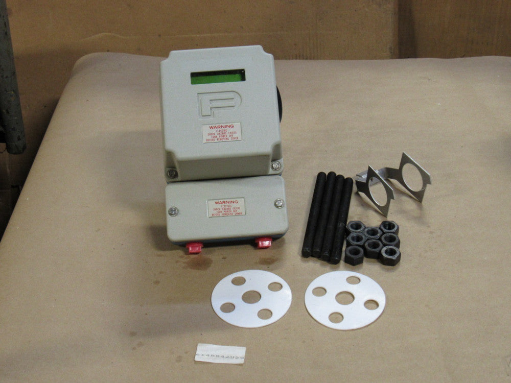 FISCHER PORTER MAGNETIC FLOW METER 10D1475SN04PM29AC11C2112E1 120V 23VA 5.367GPM
