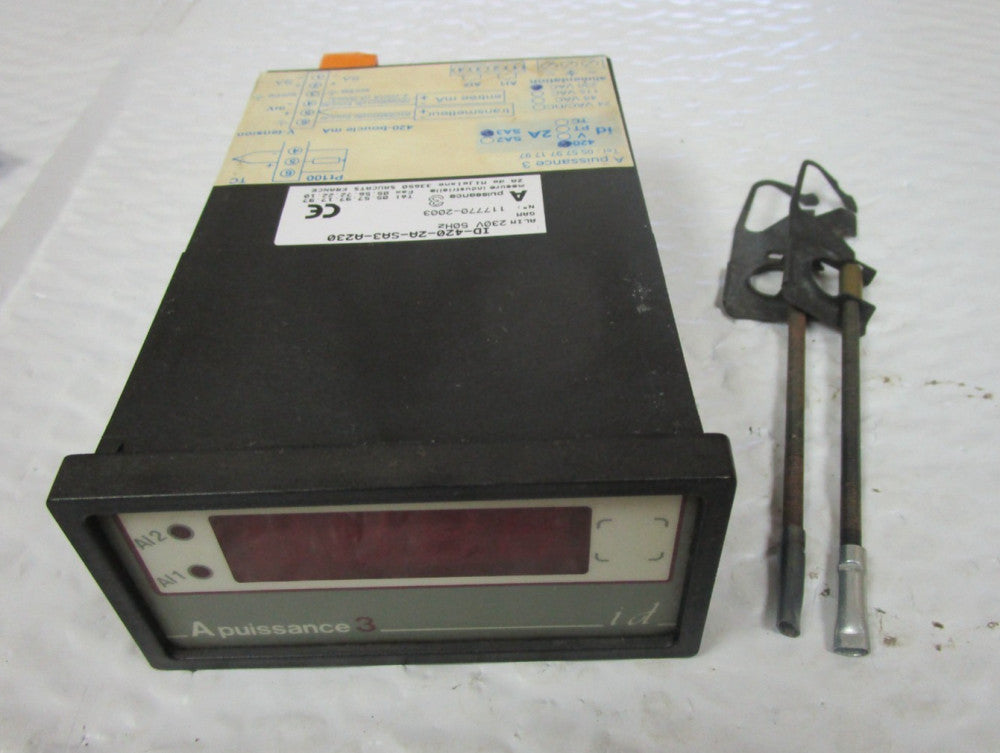 A Puissance Digital Readout ID-420-2A-SA3-A230 230Vac