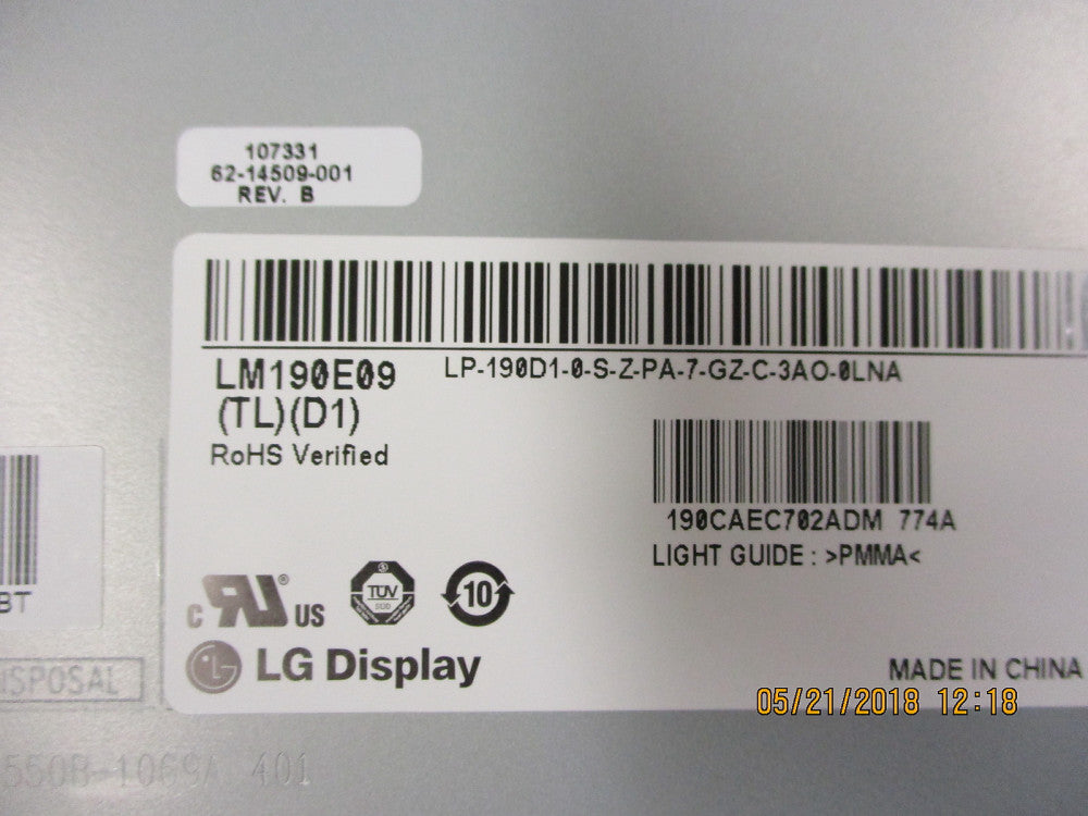 LM190E09-TLD1 LG Display LCD Display Panel Brand NEW!