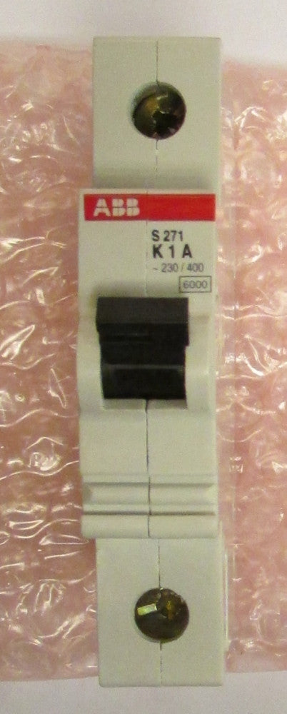 ABB S271 K1 Single Pole 1 Amp 2301400 V Breaker VDE 0660