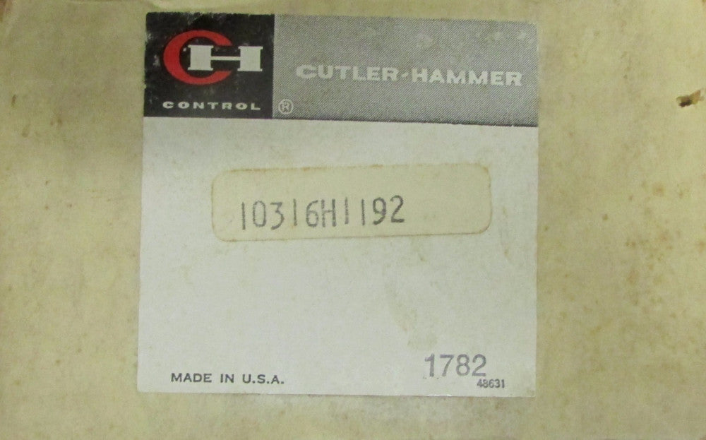 Eaton Cutler Hammer 10316H1192 Heavy Duty 600V Limit Switch 10316 H1192