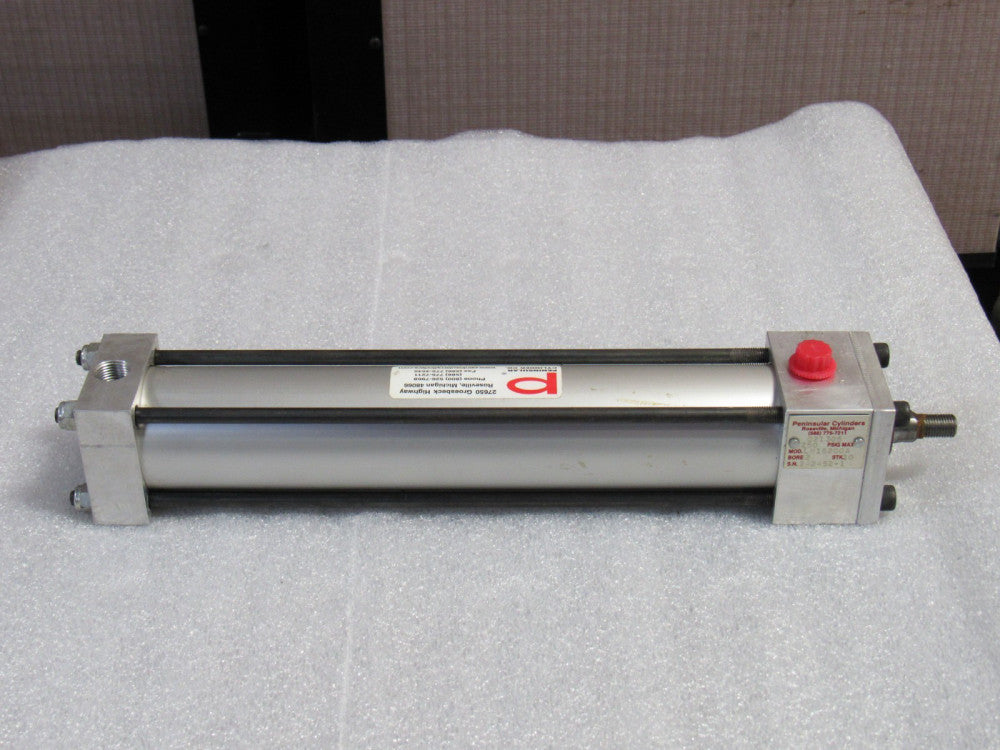 New Peninsular Pnuematic Cylinder LM16200A 250PSIG 10"Stroke 2"Bore