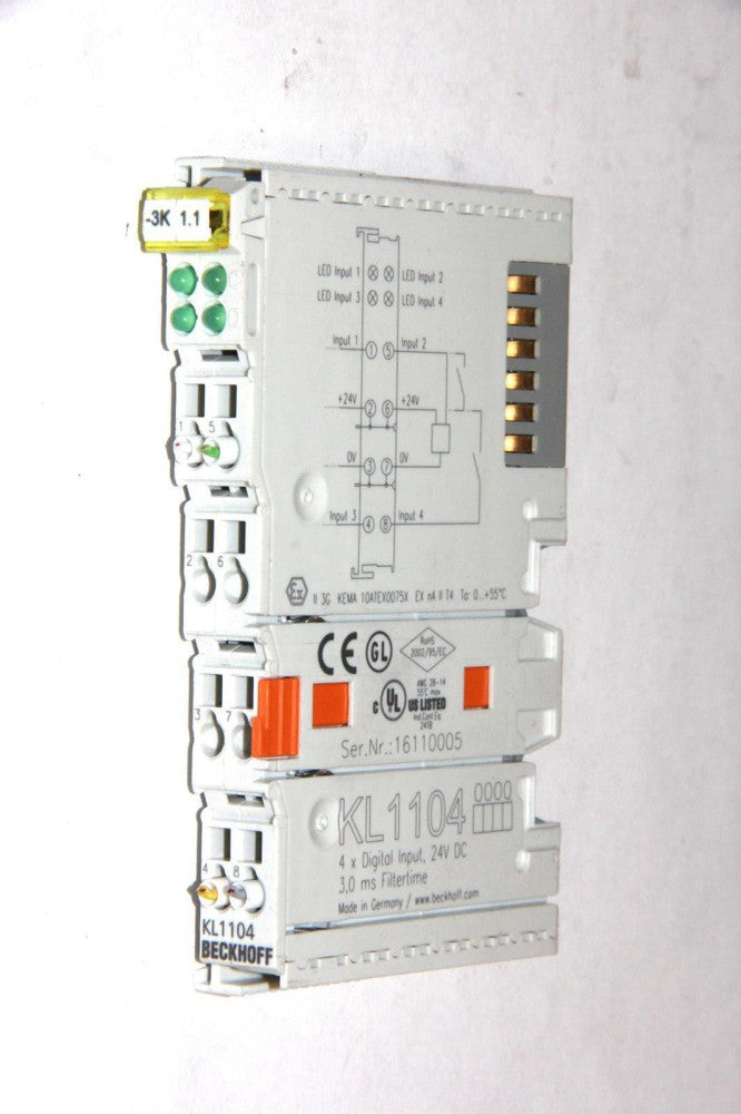 BECKHOFF KL1104 Quad Channel Digital Input Terminal Module