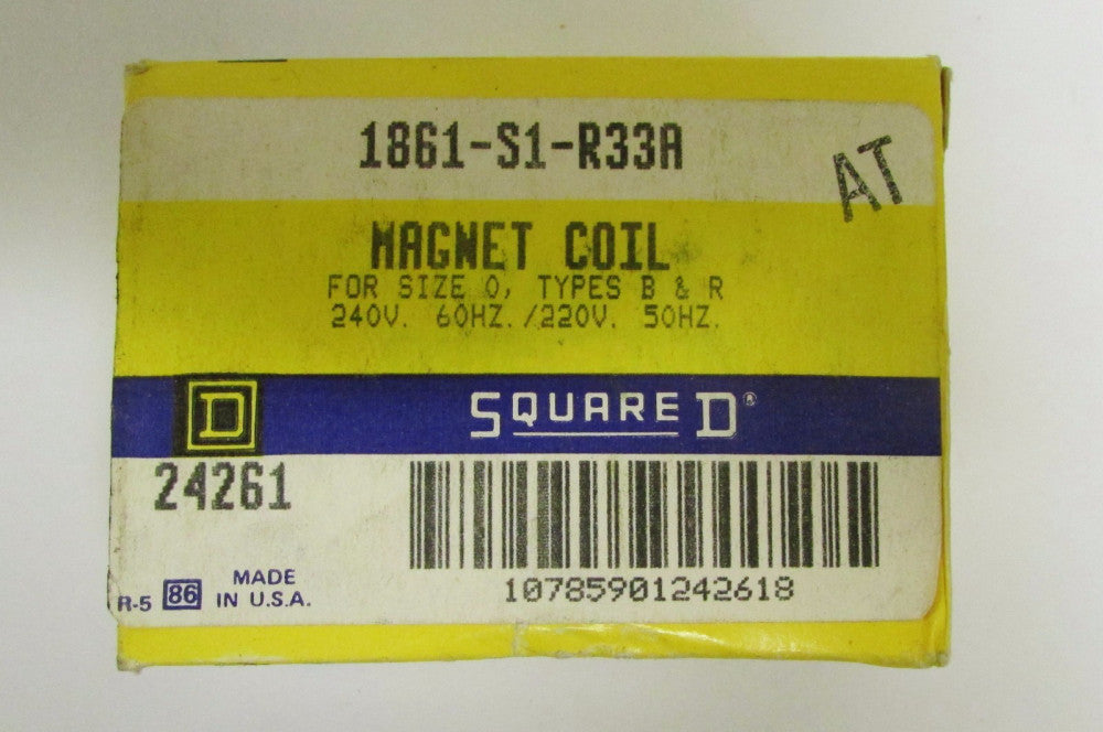 Square D 1861 S1 R33A 220 240 V Size 0 Coil