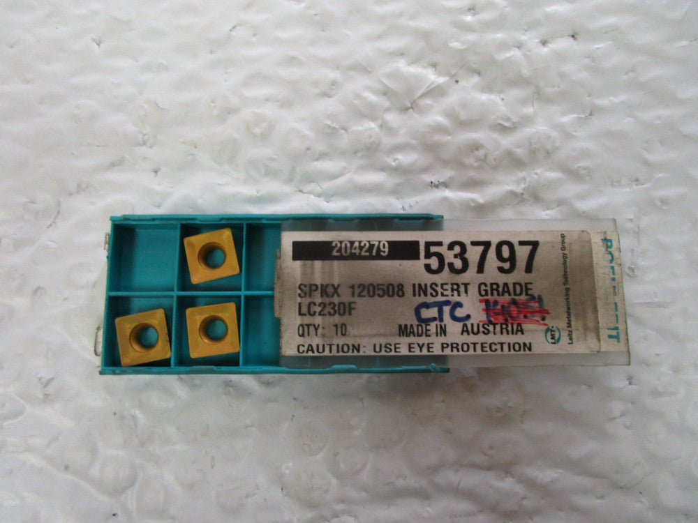 BOEHLERIT SPKX 120508 CARBIDE INSERT LC230F