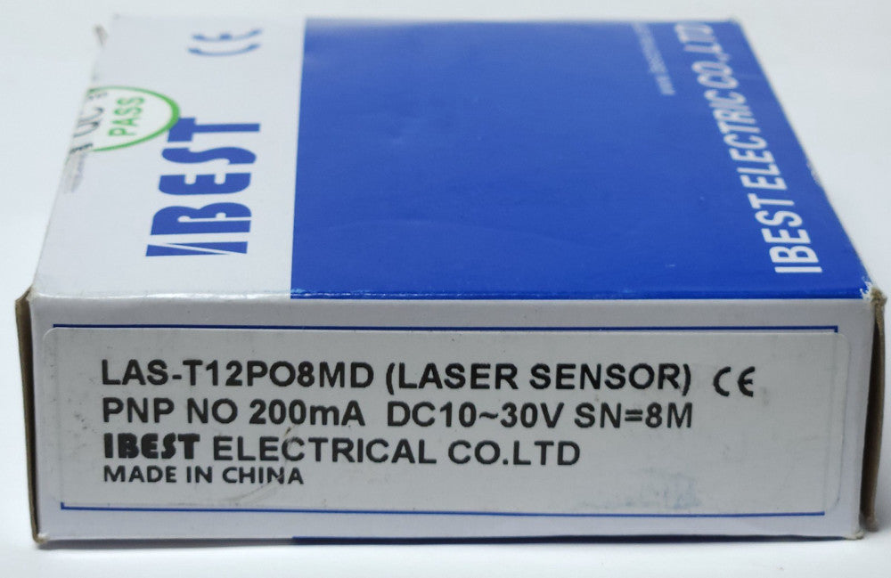 IBEST ELECTRICAL LAS T12PO8MD LAS-T12 Proximity Laser Sensor and Transmitter