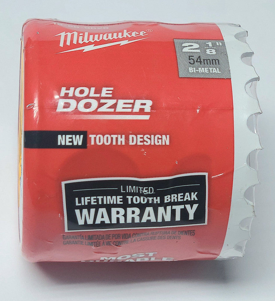 MILWAUKEE 49-56-9626 Hole Dozer 2-1/8" 54mm Bi Metal Hole Saw