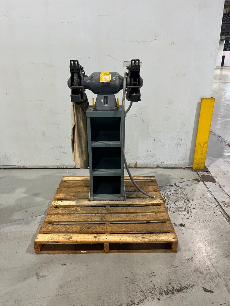BALDOR 1021W 1-1/2 HP 208-230/460V 3PH 10" PEDESTAL BENCH GRINDER 1500-1800 RPM