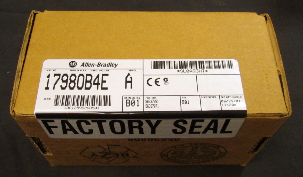 ALLEN BRADLEY 1798 0B4E Series A Flex Armor I/O Module 1798 OB4E *SEALED*