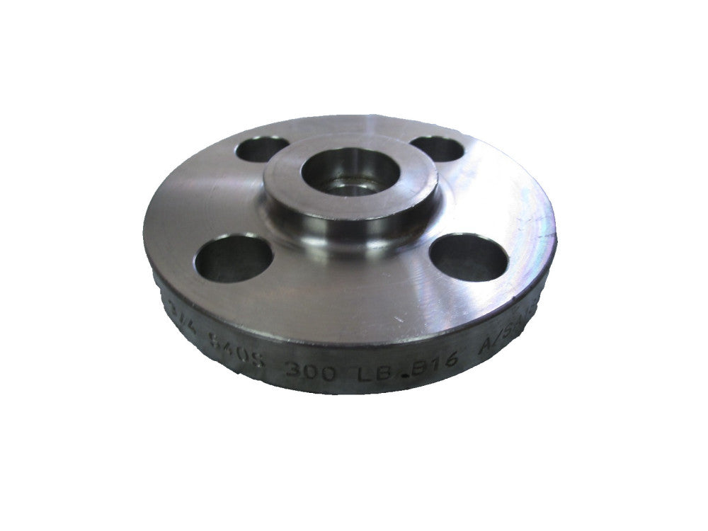 Viraj 3/4" S405 300 LB B16 4 Bolt 304 Stainless Weld In Raised Face Flange