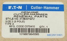 EATON CUTLER HAMMER 373B331G12 A200 A201 Size 2 Contact Kit 3 Pole