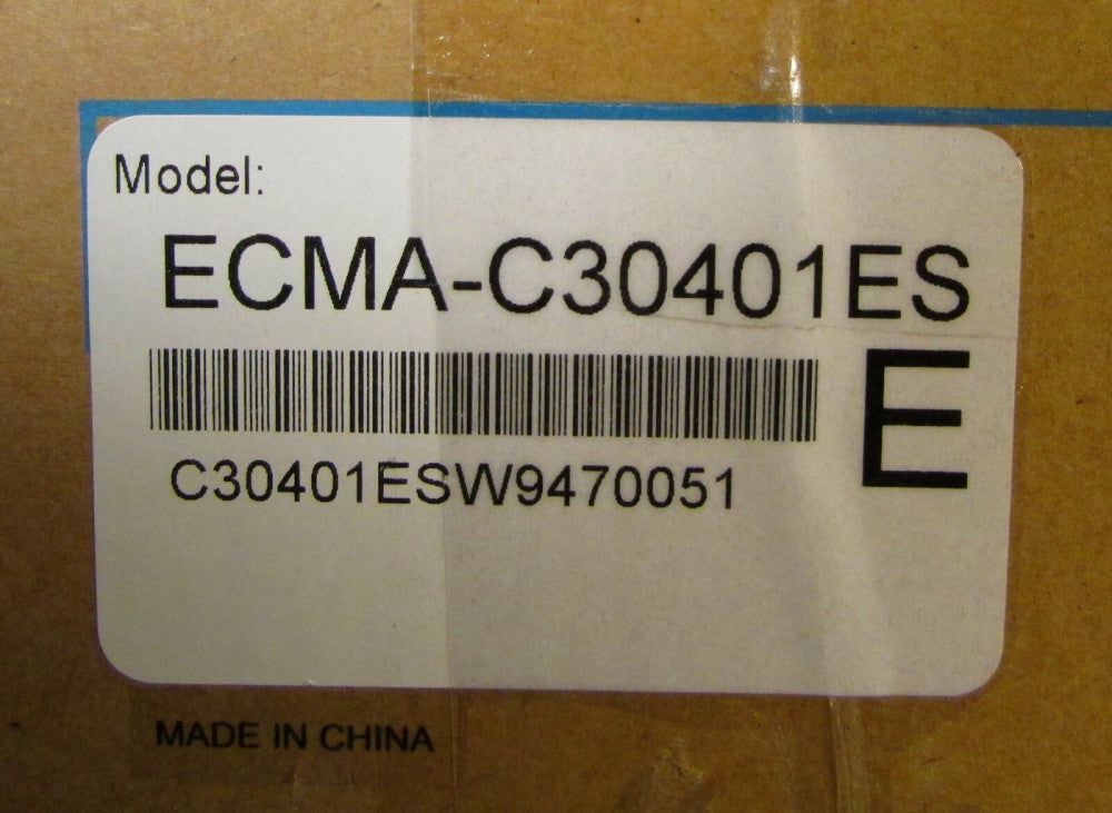 DELTA ECMA C30401ES .1 KW .90 Amp 110V AC Servo Motor 3000 r/min