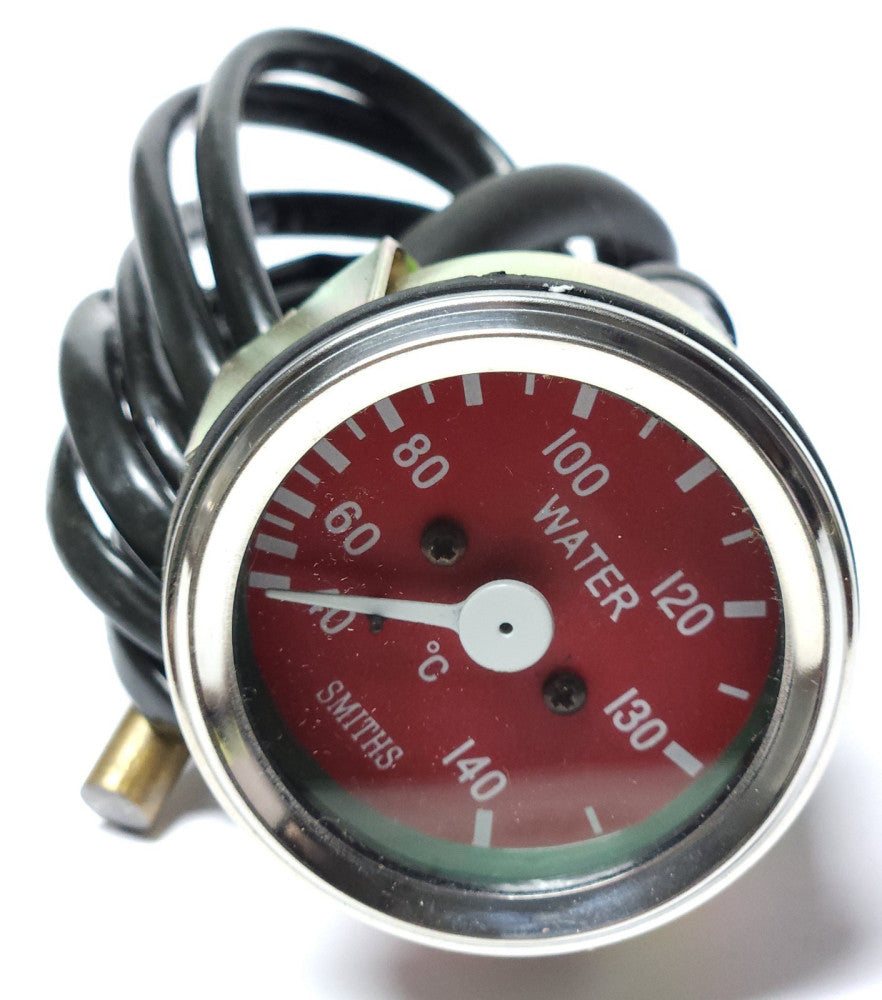 SMITHS RED 2" 52mm WATER Temperature Gauge 40-140°C