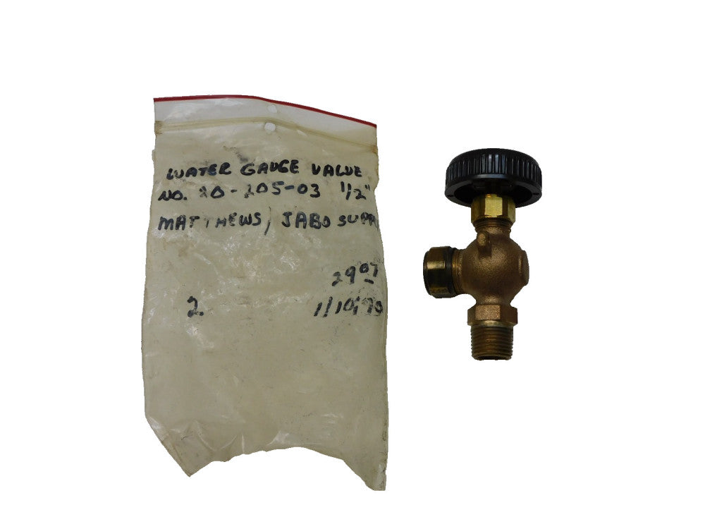 Conbraco 20-205-03 1/2" npt Water Gauge Valve
