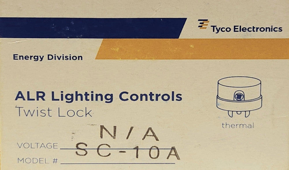 TYCO ALR Lighting CONTROLS N/A SC-10A Twist Lock Lighting Sensor SC 10A