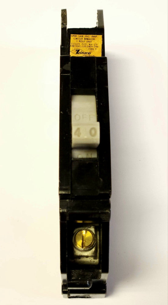 ZINSCO Q140 Single Pole 40 AMP Type T Type Q MAGNETRIP Circuit Breaker 120 240 V
