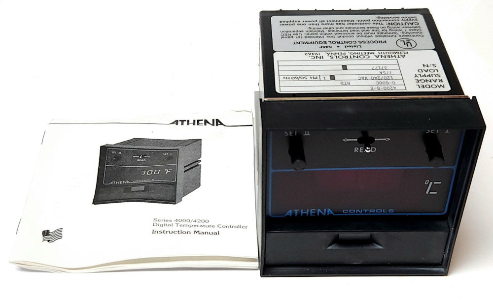 ATHENA 4200 B E Temperature Controller Processor 0-600°C 120 240 VAC