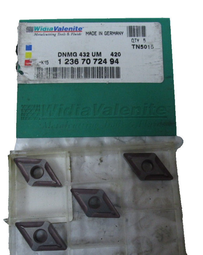 Valenite DNMG432-UM 420 Carbide Inserts Lot of 4
