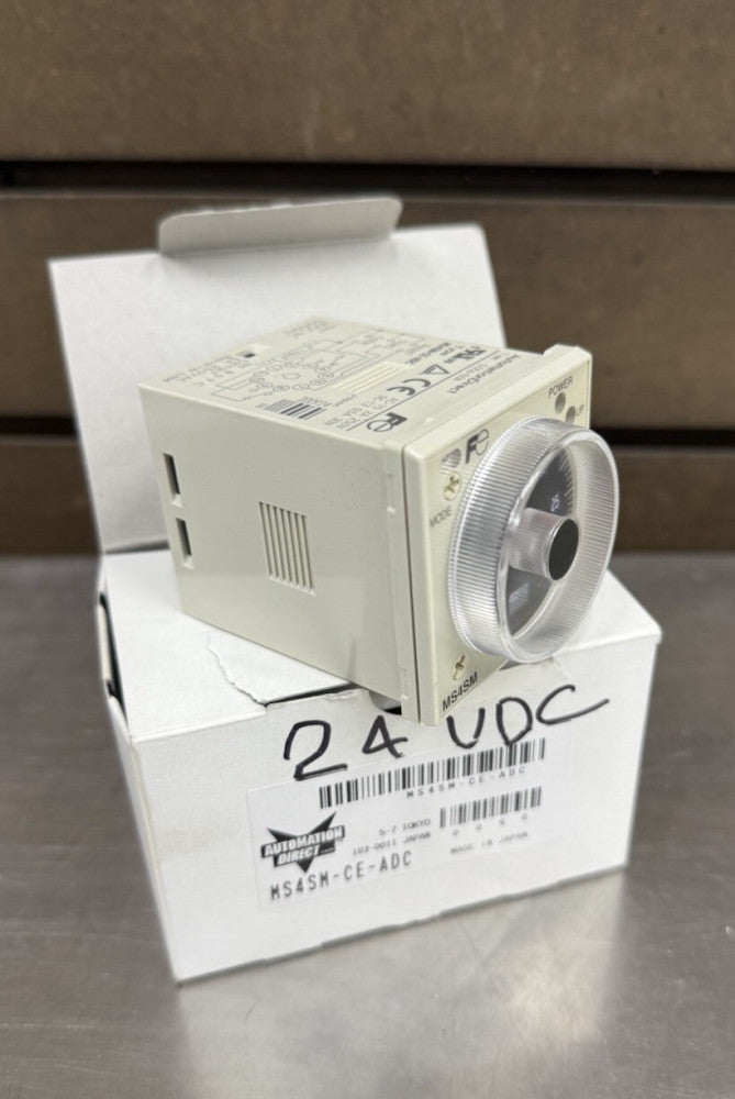 Automation Direct MS4SM-CE-ADC Time Delay Relay 0.05s-60h VDC - New