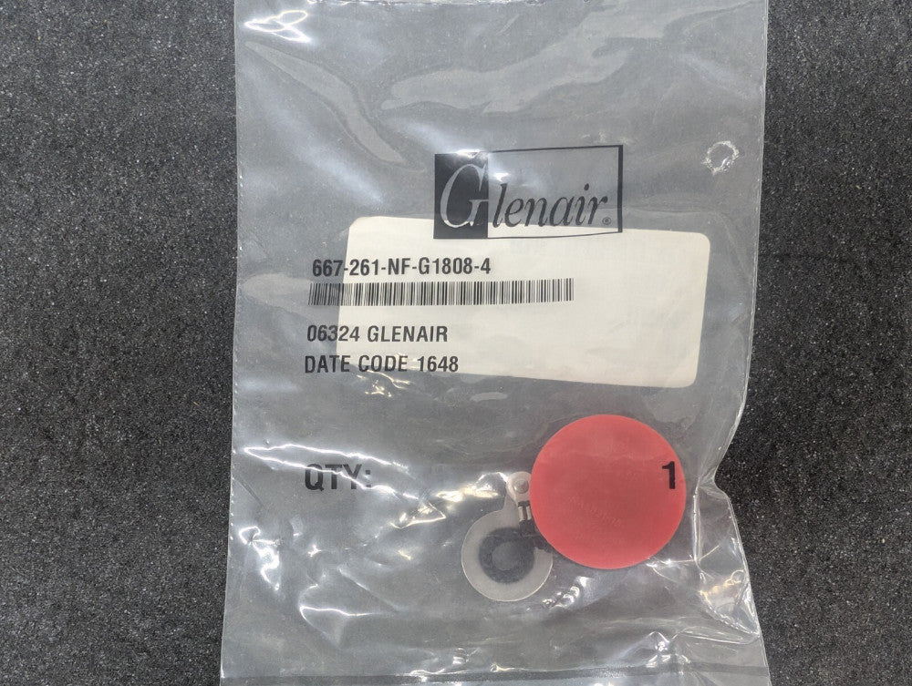 New, Glenair, 667-261-NF-G1808-4, PROTECTIVE COVER